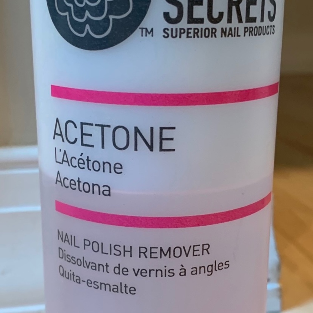 Beauty secrets acetone- little less than half bottle full! Must sell! - Picture 4 of 9